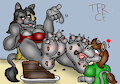 Cake Lickin Rhino by TheRedSkunk