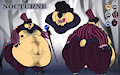 Commission // ref sheet Nocturne by BardoEnKrisis