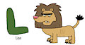 L - Lion Idea #1 Character: Lion (George of the Jungle)
