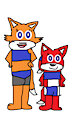 Foxy Roxy And Vixi Roxy by jeremycrimson