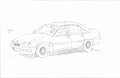 Opel Omega (lineart) by MMsArts