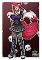 Gothified Foxygirl by GlobbinArts