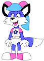 Bluebell the Diaper Fox Pose by CartoonFoxArt2002