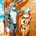 Bugs Bunny and Lola Bunny by picker52578