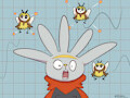 ribombee attack by Bokechan