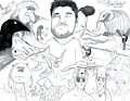Some drawings I make during work by RobbieWallace