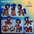 Commission SOLD - YCH Pony ref sheet by riorioluu