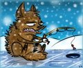 Ice fishing. by Knarkvovve