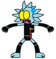 Gill Grunt with the stick of dynamite in his belt