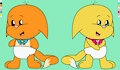 Tangerino N Lemina the Kacheek Twins by DanielMania123