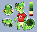 What if my sona was a lil chameleon by domadordedinoss