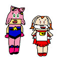 Star Hedgie And Moon Rabbit