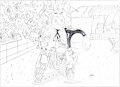 Spike and his motorcycle (lineart) by MMsArts
