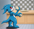 Hungry Veemon by MoonlitTear