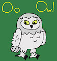O is for Owl #2 (My Version) - Snowy Owl (Hailey's On It!)