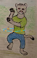 Buster Cougar with a Hula Hoop by bustercougar