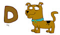 D - Dog Idea #1 Character: Scooby Doo by CaribbeanForever1