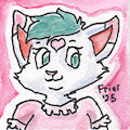 Cute Sierra Watercolor Icon by Friar