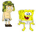 Chavo Meeting Spongebob in Underwear by ChavoAndFriends