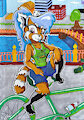 Caspre the Red Panda by AciedSpade