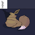 Eevee Sleeping by AlphabetABC