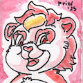 Cute TokenHeart Watercolor Icon by Friar