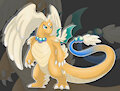 Mega Dragonite - My Redesign by MyNebulaArts