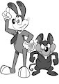 WILLIAM BUNNYSON WHISKERS  AND BUCKSHOT MOUSE by MAPACHEROKEE
