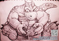 Monster and Their Pets Flower sketch by CraftyAndyArt