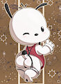 Commission - brief waiter Pochacco by LKIWS
