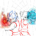 Fire & Water Combo (WIP) by SinisterSlyFox
