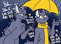 Rainy day ych) by TainderStorm