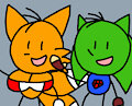 Derrick and Tailsko SRC Chibi Emotes by That1Hedgey