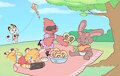 Picnic with Friends -By Meters- by DanielMania123