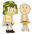 Chavo Meeting Caillou in Underwear by ChavoAndFriends