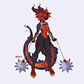 Demon Fighter Kobold Adopt by HiSpritezzz