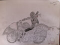 Badass biker and chonk nurse by PokeChamp8