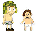 Chavo Meeting Mario in Underwear