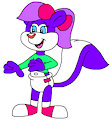 Lavender Fa. Skunk Poses by CartoonFoxArt2002