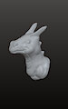"The Fragon" Dragon Bust 3D Model by NightWolf714