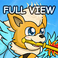 [Commission] Volpel the Cherub Growlithe by Veemonsito