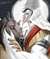 two gods by Sawaryan