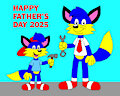 Happy Father's Day 2025 by CartoonFoxArt2002