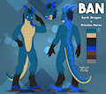 [C] BAN Refsheet by MykeGreywolf