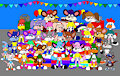Freddy Fox and his Friends at the Party by CartoonFoxArt2002