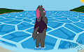 At The Beach - Realistic Body Proportions by AdultFlamingAzalea