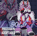 [ADOPTABLE] / Protogen Dark Shark by Sheecktor