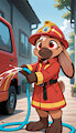 Little fire fighter by Minibit