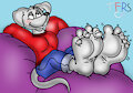 Benji Kickin Back by TheRedSkunk
