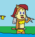 Jungle Sally Caught A Big Fish by jeremycrimson